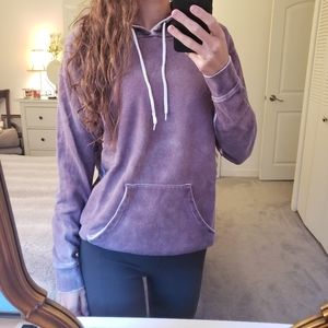 Purple Vintage Wash Hoodie